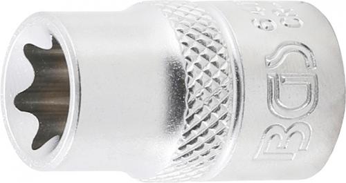 BGS 6412 Steckschlüssel-Einsatz E-Profil | Antrieb Innenvierkant 10 mm (3/8") | SW E12